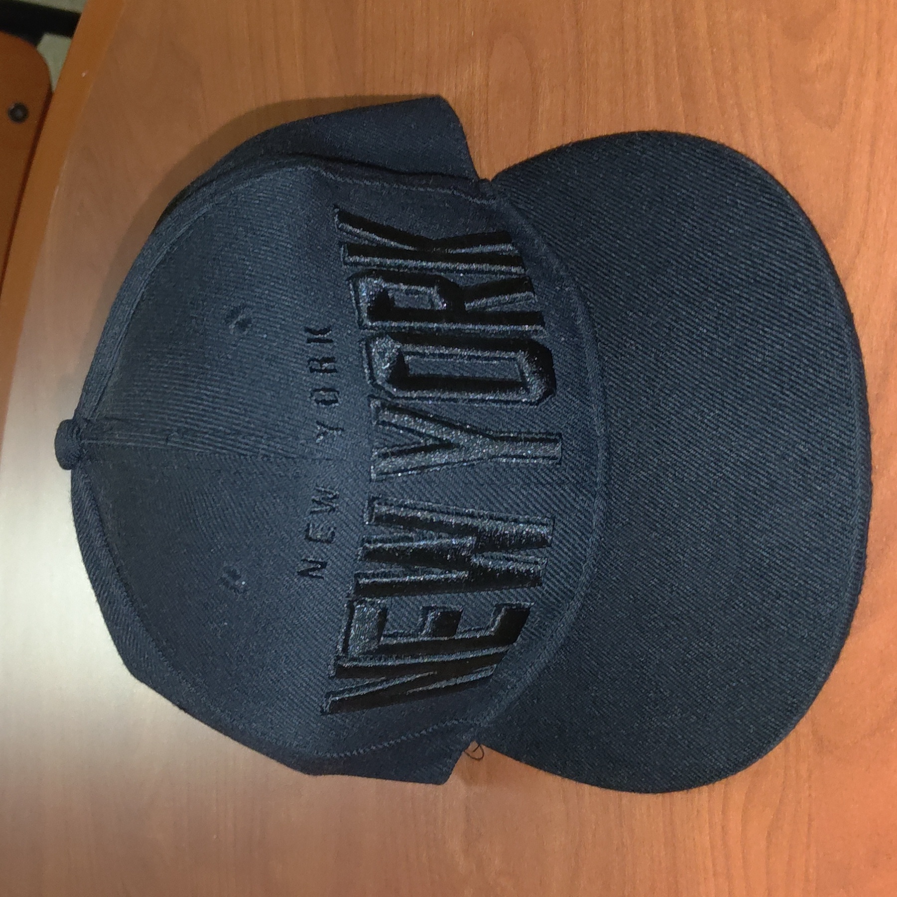 TT New York New York Embroidered Letters Snapback Hat Cap